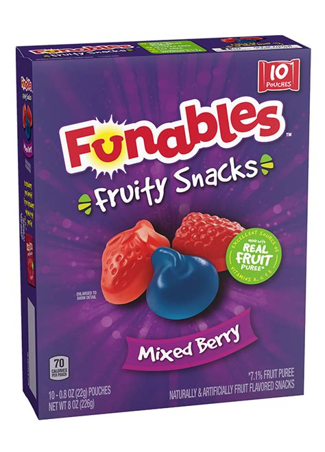 Funables Fruit Snacks Variety Pack Oz 36 Ct Costco