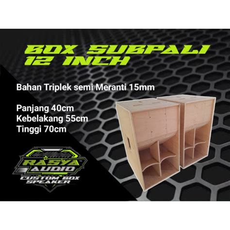 Jual Box Subpali Inch Tanpa Di Rakit Rakit Sendiri Shopee