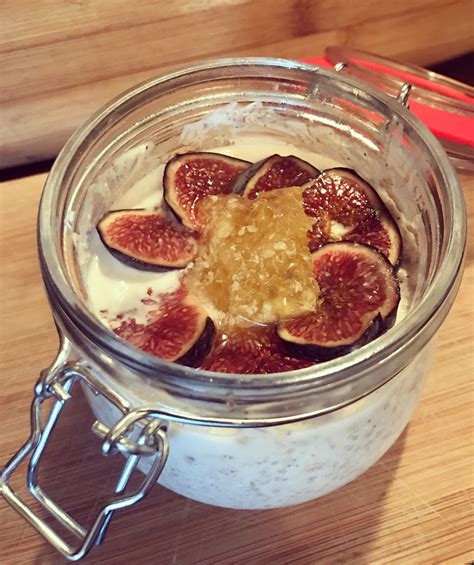 Fig Cinnamon Vanilla Chia Coconut And Honey Overnight Oats Recipe