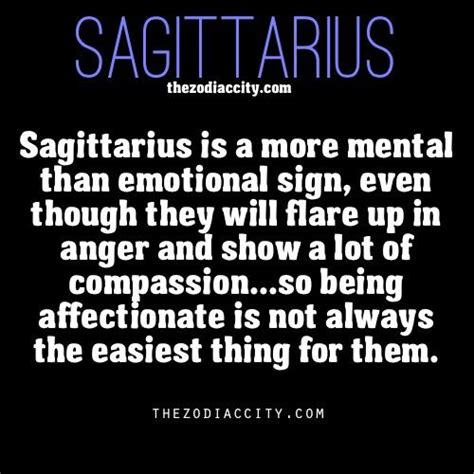 Sagittarius Sagittarius Is A More Mental Than Emotional Sign Even