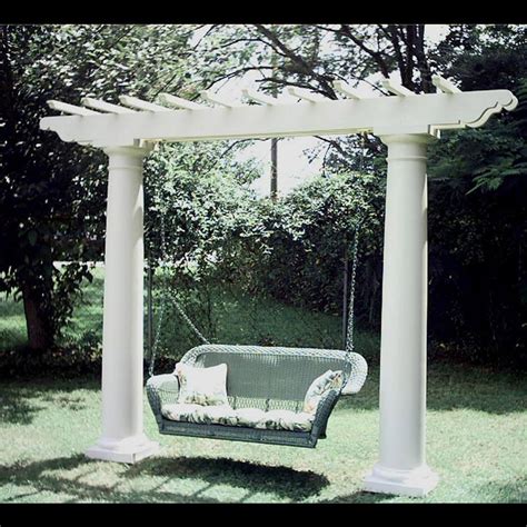 Pergola Swing Set - Chadsworth Columns: shop.columns.com