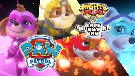 Paw Patrol Mighty Pups Save Adventure Bay Paw Patrol Movie Nick