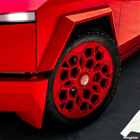 Lil Baby Shows Off His Custom Red Tesla Cybertruck On Forgiato Wheels