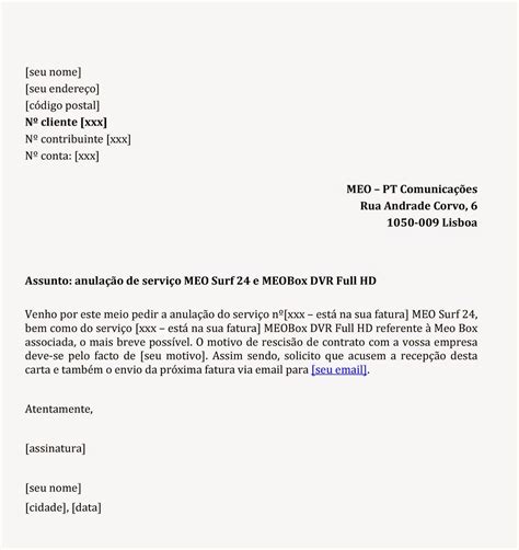 Exemplo Carta De Rescisão De Contrato De Trabalho Novo Exemplo