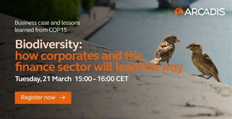 Biodiversity How Corporates And The Finance Sector Will Lead The Way Free Webinar March 21