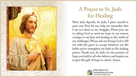 Send A Free Prayer Card The National Shrine Of Saint Jude