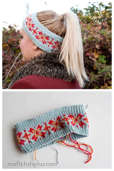 7 Fair Isle Headband Free Knitting Pattern Knit Headband Pattern