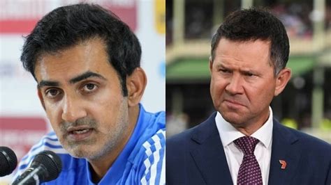 What Does Ponting Have To Do With Indian Cricket Gambhir Fires Back