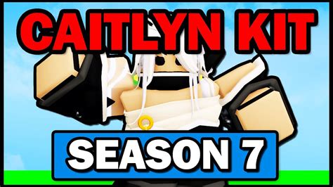 New Level Caitlyn Kit Roblox Bedwars Season Youtube