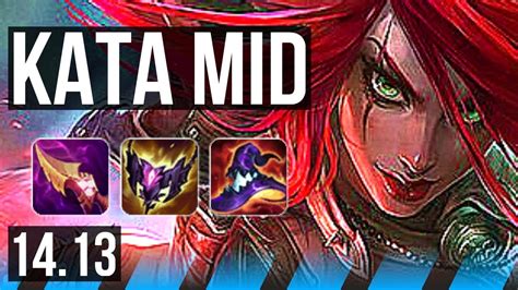 KATARINA Vs AHRI MID Quadra 8 Solo Kills Legendary 22 4 7 900