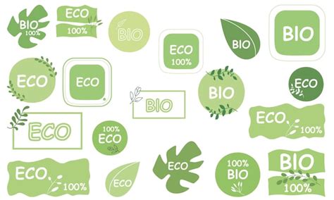 Premium Vector Set Eco Green Design Icons Ideal As An Emblem For