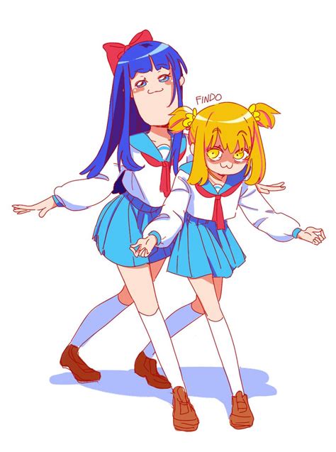 Pop Team Epic Anime Fandoms Pipimi Popuko Findo