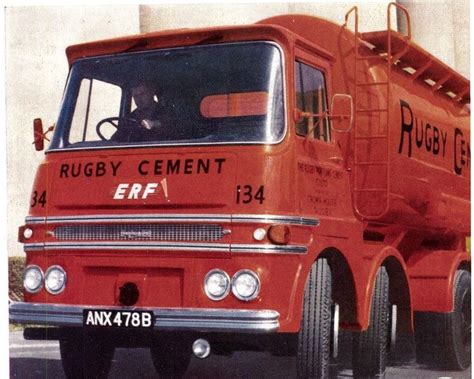 Erf 68gx Lv Cab 8 Wheeler Tanker Rugby Cement Classic Trucks Lorry