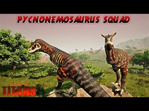 Path Of Titans PYCNONEMOSAURUS Pack Hunting Done Right YouTube