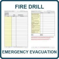 Fire Drill Emergency Evacuation Record - Construction Phase Plan