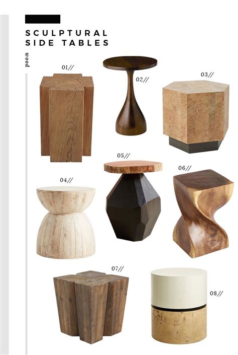 Trend Alert Sculptural Side Tables Room For Tuesday Table Decor