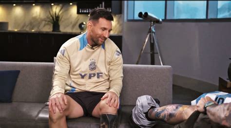 Video El Desopilante Gaste De Messi A Tinelli Por Su Llamativo Color