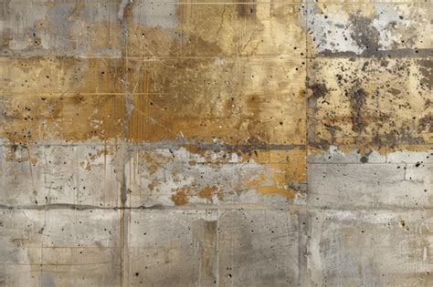 Premium Photo Gold Gold Golden Concrete Texture