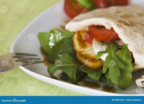 Emparedado De Pita Del Falafel Foto De Archivo Imagen De Cocina