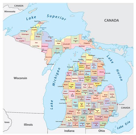 South West Michigan Map With Cities