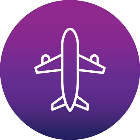 Airplane Vector Icon 17124233 Vector Art at Vecteezy