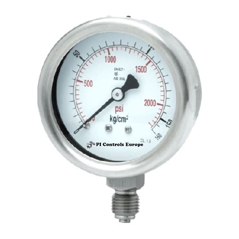 Pressure Gauge Ss Differential Pressure Gauge Diaphragm Pressure