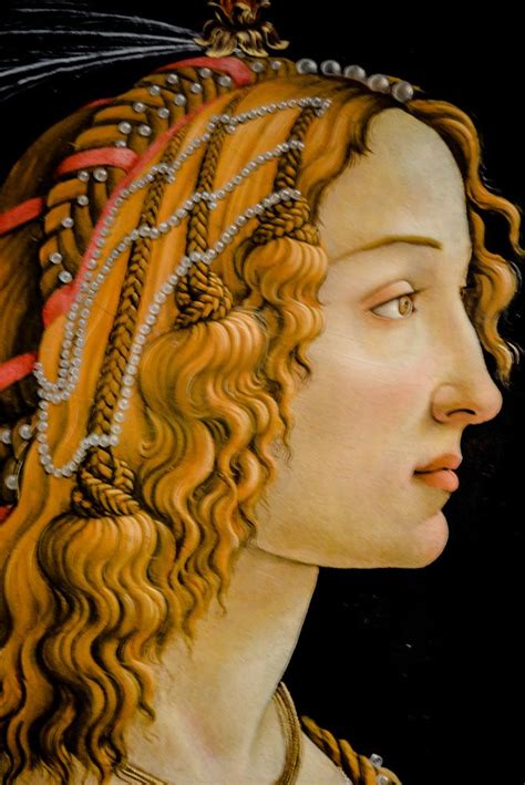 Sandro Botticelli Portrait Of Simonetta Vespucci As A Nymphe 1480