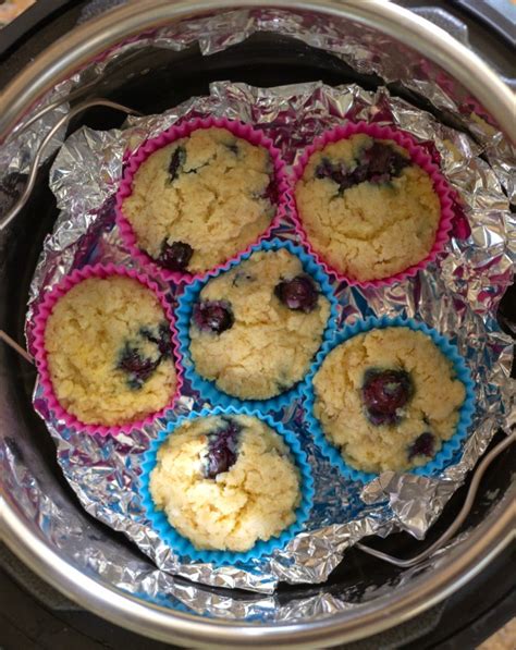 Keto Instant Pot Blueberry Muffins Beauty And The Foodie