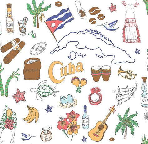 Drawing Of A Cuba Flag Illustrations Royalty Free Vector Graphics