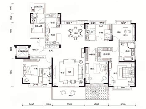 碧桂园时代之光建面285㎡六房两厅，碧桂园时代之光6室2厅4卫2厨约28500平米户型图，朝东南朝向 安庆安居客