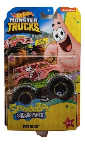 Hot Wheels Monster Trucks Bob Esponja Ruedas Gigantes Escala Cuotas sin interés