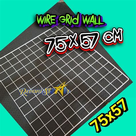 Jual Wire Grid Wall Kawat Ram Dinding Untuk Pajangan Aksesoris Foto