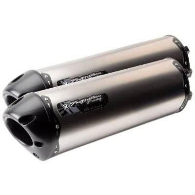 Two Brothers M-5 Dual Slip-On Exhaust Titanium - Black Series - 005 ...