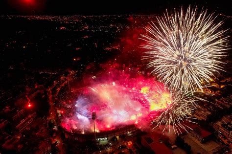 Toumba Stadium After Paok Thessaloniki Won The Greek League Title 2019