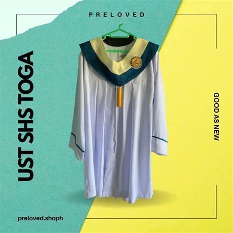 Ust Shs Toga With Cap University Of Santo Tomas Senior High School Toga Shopee Philippines