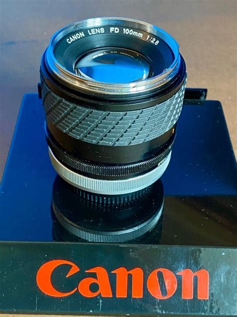 Canon FD 100mm F 2 8 Chrome Nose Catawiki