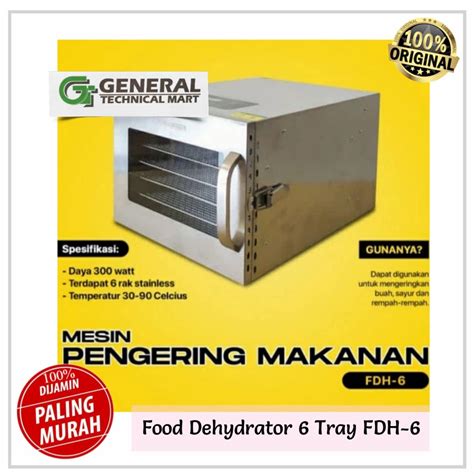 Jual Food Dehydrator Tray Fdh Mesin Pengering Bahan Makanan