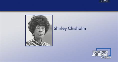 Shirley Chisholm And Black Women In Politics C