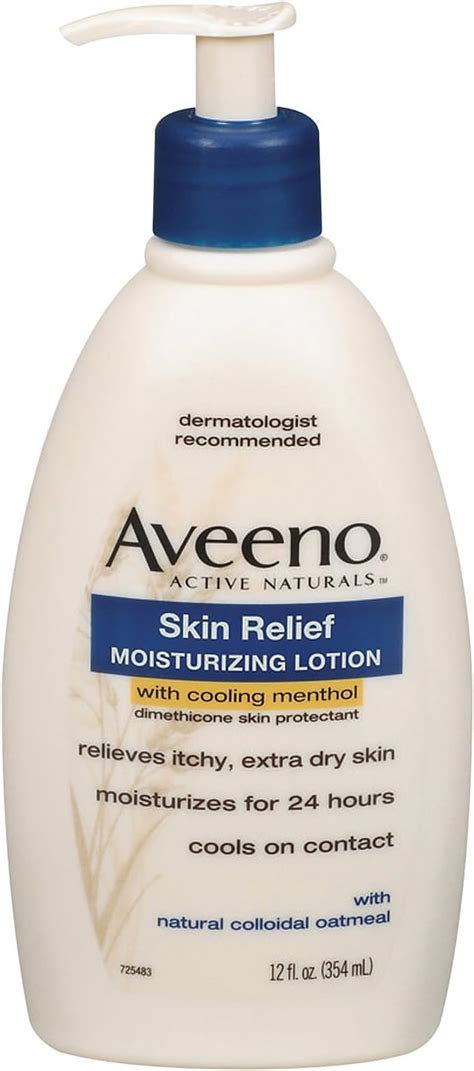 Aveeno Skin Relief 24 Hour Moisturizing Lotion For Sensitive Skin With Natural Shea