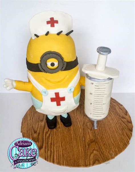 Minion Nurse - Decorated Cake by realdealuk - CakesDecor