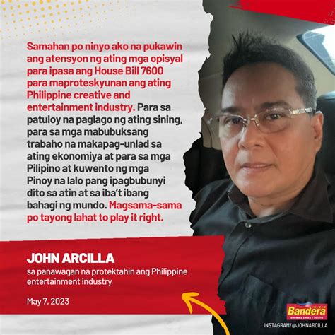 Bandera On Twitter Nanawagan Ang Dirty Linen Veteran Actor Na Si