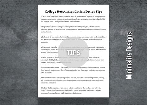 College Recommendation Letter Supporting Letter Letter Of