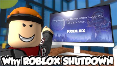 The Real Reason Roblox Shutdown Funny Roblox Animation Youtube