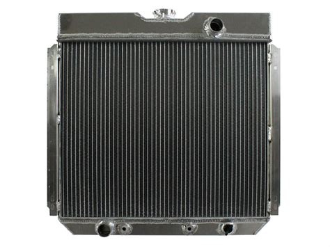 Radiator 1971 Ford Maverick 33 Liter L6 200cid Radiator Aluminum 2 Row Stock Fit Straight 6