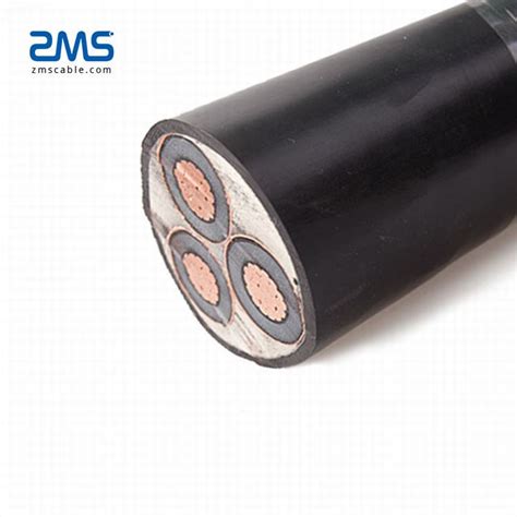 34 5kv Xlpe Cable Xlpe Cable Pvc Swa Medium Voltage Copper Cable Three Core 240mm2 Underground