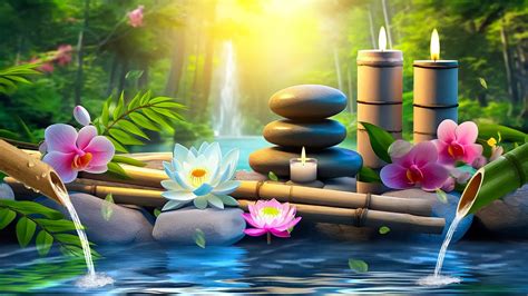 Healing Piano Music Relaxing Zen Music With Water Sounds • Peaceful