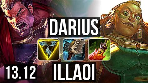 Darius Vs Illaoi Top 10 1 1 6 Solo Kills 500 Games 1 1m Mastery