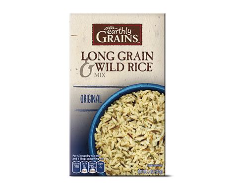 Earthly Grains Long Grain Wild Rice Assorted Varieties ALDI US