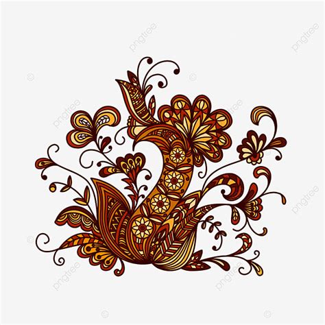 Abstract Graphic Png Picture Paisley Pattern Abstract Indian Color