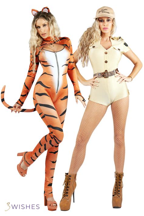 Joe Exotic Tiger Honey Costume Sexy Tiger King Costume Womens Joe Exotic Tiger Costume